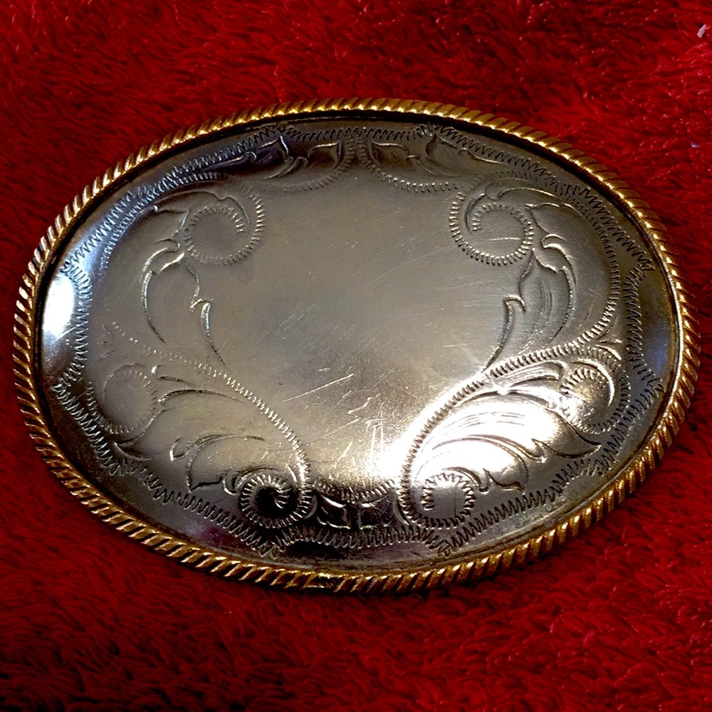 German silver buckle